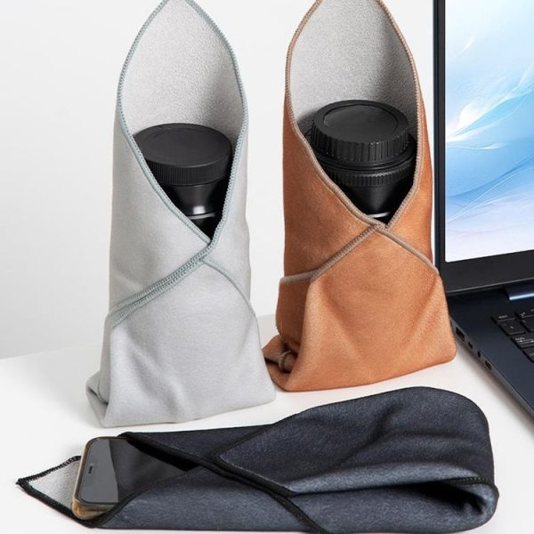 DSLR Camera Folding Cloth Photography Camera Folding Cloth Magic Protective Cloth, Color: 45x45cm Khaki - Image 2