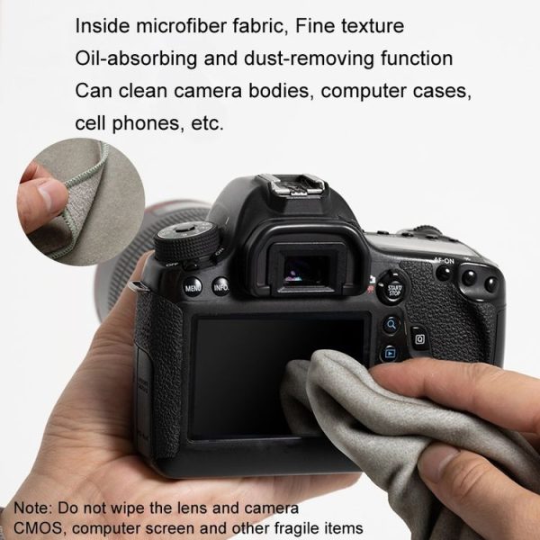 DSLR Camera Folding Cloth Photography Camera Folding Cloth Magic Protective Cloth, Color: 45x45cm Khaki - Image 6