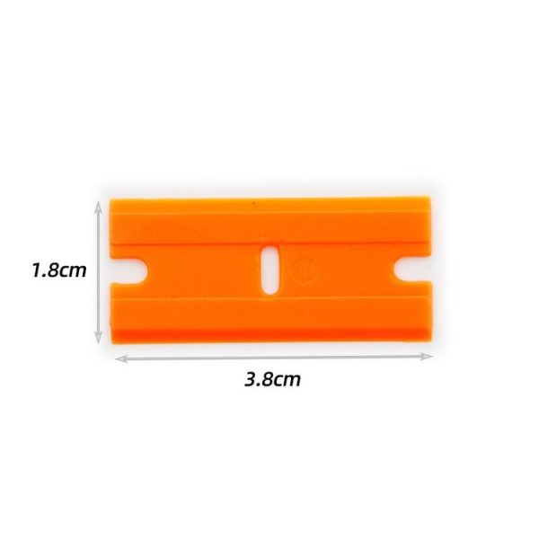 100pcs / Box Scraper Replace UV Glue Plastic Double-sided Scraper Blade - Image 3
