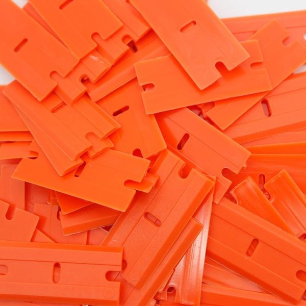 100pcs / Box Scraper Replace UV Glue Plastic Double-sided Scraper Blade - Image 4