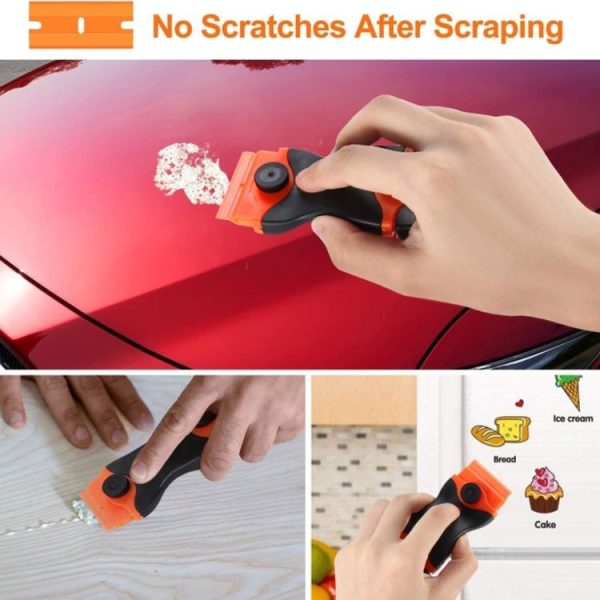 100pcs / Box Scraper Replace UV Glue Plastic Double-sided Scraper Blade - Image 6
