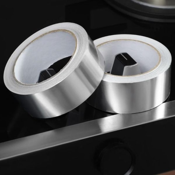 3cm x 10m x 0.06mm Kitchen Greaseproof Aluminum Foil Tape Pipe Seam Repairing Stickers - Image 2
