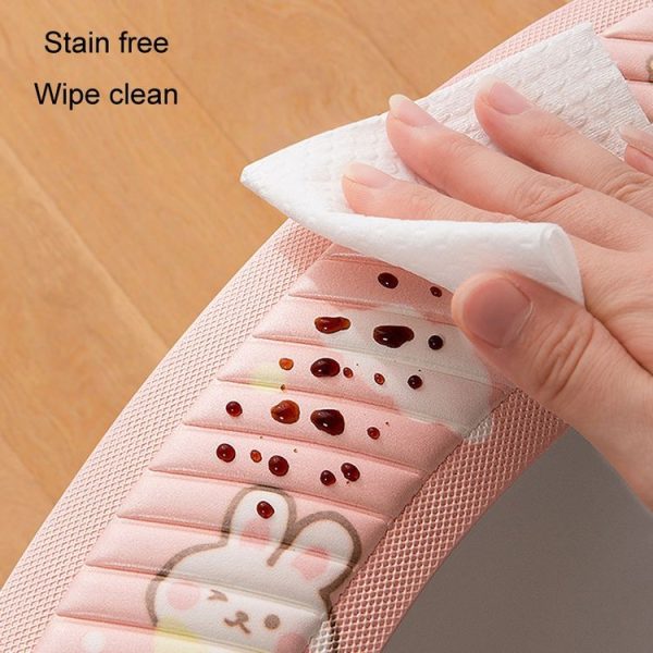EVA Adhesive Toilet Pad Four Seasons Universal Cartoon Cute Waterproof Toilet Sticker, Style: Gray Sunflower - Image 8