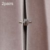 2pairs Double-open Fixed Curtain Shower Curtain Seam Closure Powerful Magnetic Snaps Privacy Grommets