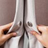 2pairs Double-open Fixed Curtain Shower Curtain Seam Closure Powerful Magnetic Snaps Privacy Grommets - Image 2