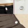 2pairs Double-open Fixed Curtain Shower Curtain Seam Closure Powerful Magnetic Snaps Privacy Grommets - Image 7