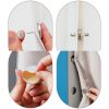 2pairs Double-open Fixed Curtain Shower Curtain Seam Closure Powerful Magnetic Snaps Privacy Grommets - Image 8