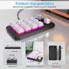 12 Keys Wired With RGB Lights Customized Office Keyboard Shortcut Keys Computer Audio Volume Control (White) - Image 6
