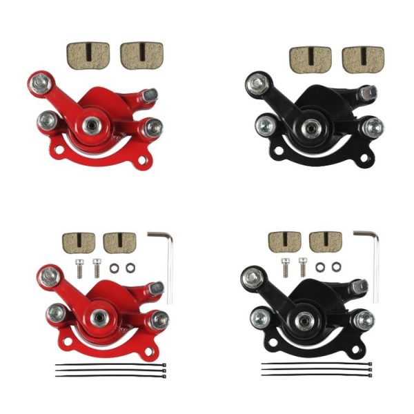 Motorcycle Disc Brake Caliper Pads For ATV Harley 49CC Trotting Red Left - Image 2
