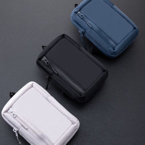 Outdoor Sports Chest Pack Men And Women Crossbody Cell Phone Bag (Black) - Image 10