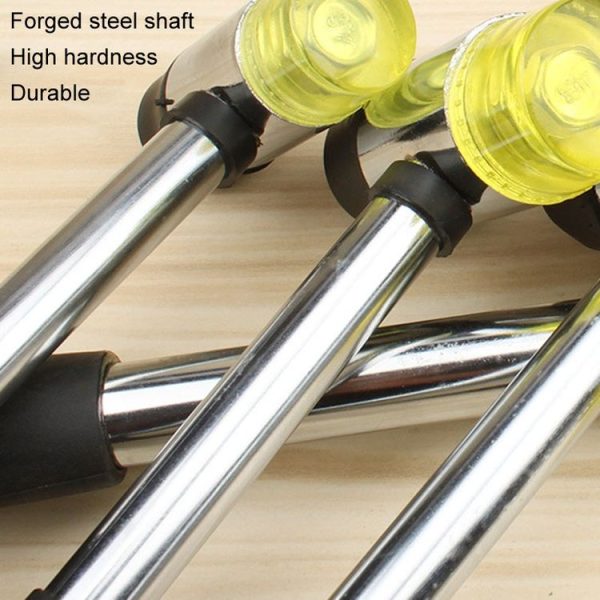 25mm No Bounce Mounting Hammer Handmade DIY Double Face Tap Rubber Hammer - Image 6