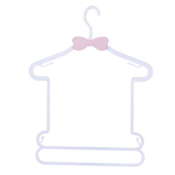 Plastic Children Clothes Rack Children Clothing Store Baby Set Clothes Hanger (Pink)