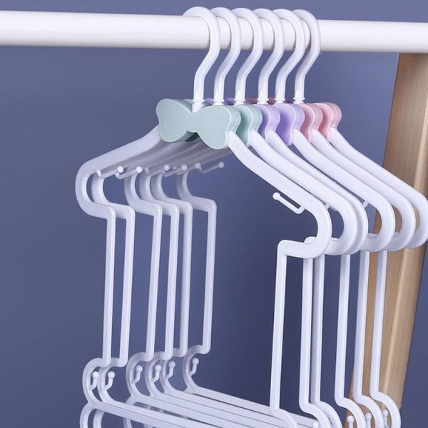 Plastic Children Clothes Rack Children Clothing Store Baby Set Clothes Hanger (Pink) - Image 2
