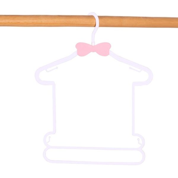 Plastic Children Clothes Rack Children Clothing Store Baby Set Clothes Hanger (Pink) - Image 3