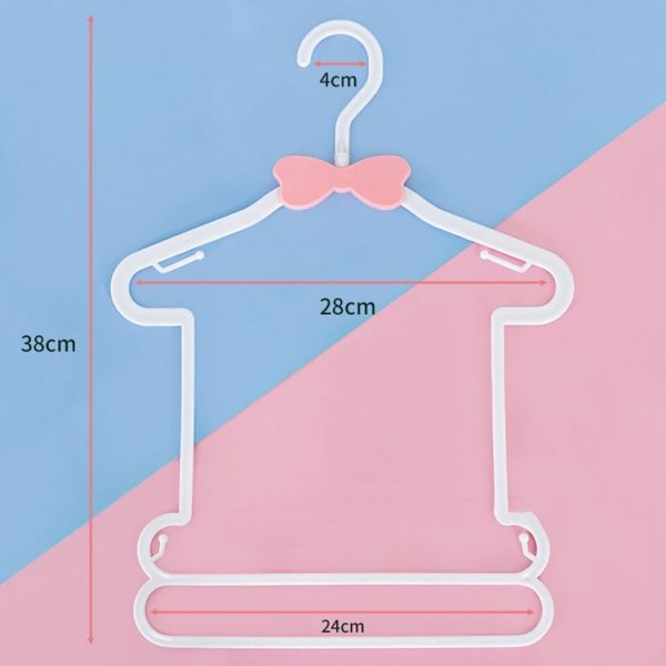 Plastic Children Clothes Rack Children Clothing Store Baby Set Clothes Hanger (Pink) - Image 4