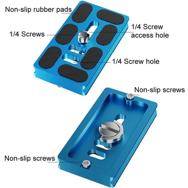 BEXIN PU-50C For Arca Type SLR Camera PU Quick Release Plate Aluminum Alloy CNC Ball Head Quick Release Plate - Image 4