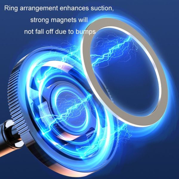 Car Magnetic Adjustable Suction Cup Retractable Mobile Phone Holder (Q33) - Image 3