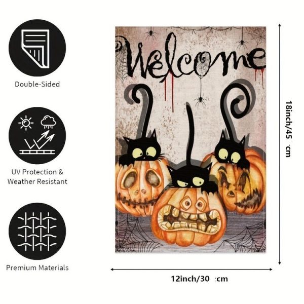 Garden Flag Pendant Halloween Decoration Hanging Flag (A Model) - Image 3