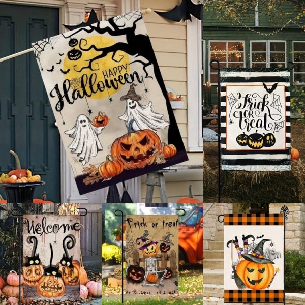 Garden Flag Pendant Halloween Decoration Hanging Flag (A Model) - Image 7