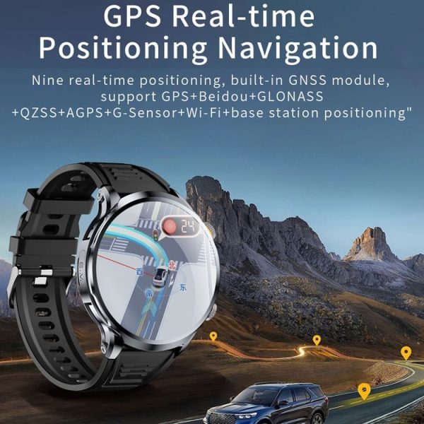 H18 Ultra-Thin Round Ball Screen 1.95 Inch Plug-In Phone Smart Watch 32G (Black) - Image 19