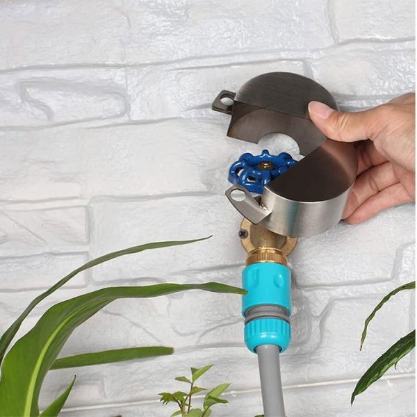 Outdoor Faucet Combination Lock System With Cover To Prevent Water Theft - Image 3