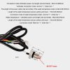 Morfayer Motorcycle Dual Display Intelligent Alarm Power Meter, Model: Voltmeter (Random Color Delivery) - Image 4