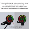 Morfayer Motorcycle Dual Display Intelligent Alarm Power Meter, Model: Voltmeter (Random Color Delivery) - Image 5