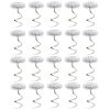 20pcs / Box Twist Nails Transparent Spiral Nails Sofa Cushion Bed Sheet Skirt Fixer (Round)
