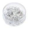 20pcs / Box Twist Nails Transparent Spiral Nails Sofa Cushion Bed Sheet Skirt Fixer (Round) - Image 3