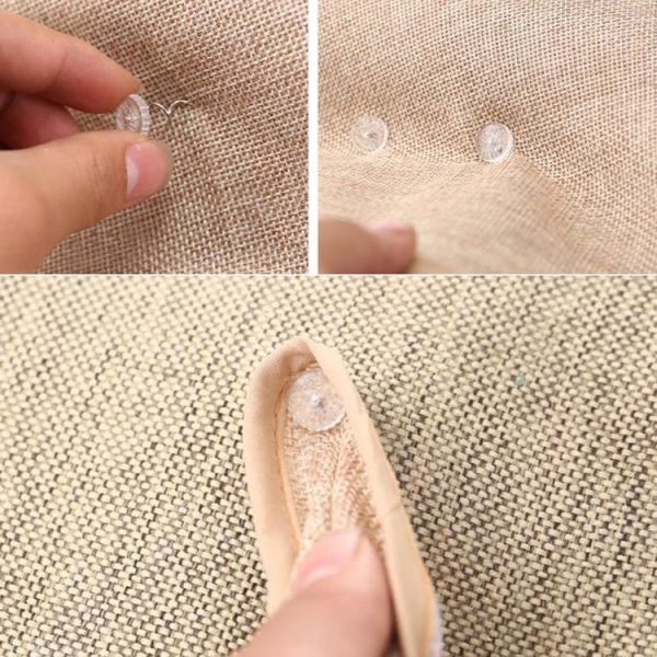 20pcs / Box Twist Nails Transparent Spiral Nails Sofa Cushion Bed Sheet Skirt Fixer (Round) - Image 6