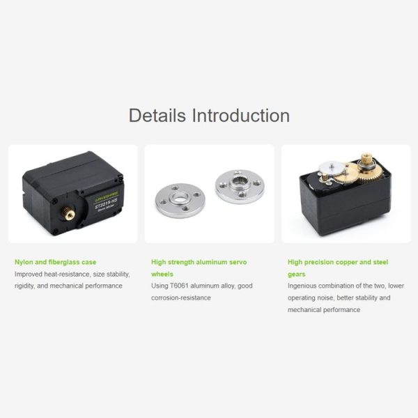 Waveshare 25127 20kg.Cm 106PRM High Speed Bus Servo Motor (ST3215-HS) - Image 14