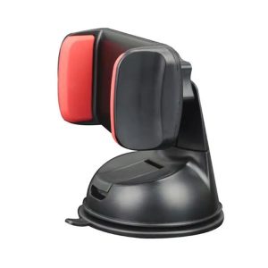 Navigation Car Holder Dashboard Desktop Suction Cup Mobile Phone Holder (Black Red)