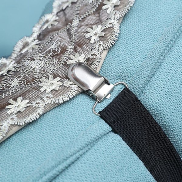 4pcs Sofa Fixer Fabric Sofa Cushion Fixing Strap Blanket Sheet Fastening Buckle, Color: Medium White - Image 5