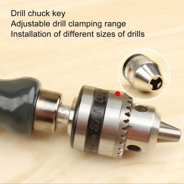 5 In 1 Key Hand Drill With 5 Bits Simple Carving Drill - Image 5