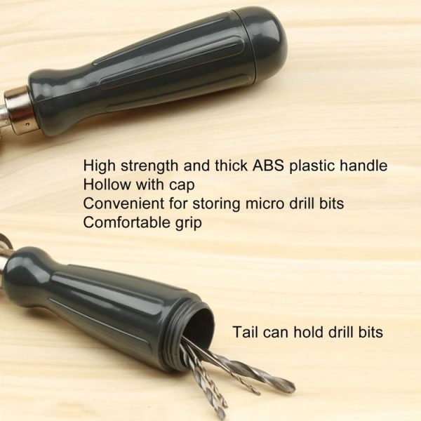 5 In 1 Key Hand Drill With 5 Bits Simple Carving Drill - Image 6