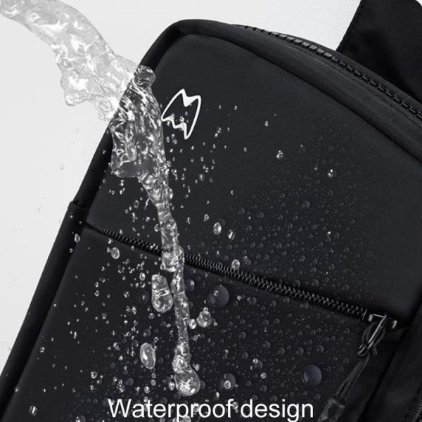 Outdoor Sports Chest Bag Lightweight Cell Phone Crossbody Packs (Black) - Image 7