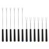 V-Shape Outdoor Portable Barbecue Fork Stainless Steel Barbecue Tool, Style: Regular Red - Image 3