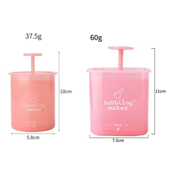 Facial Cleanser Foaming Maker Bubbler Cup Travel Portable Manual Foaming Bottle, Color: Small Purple - Image 4