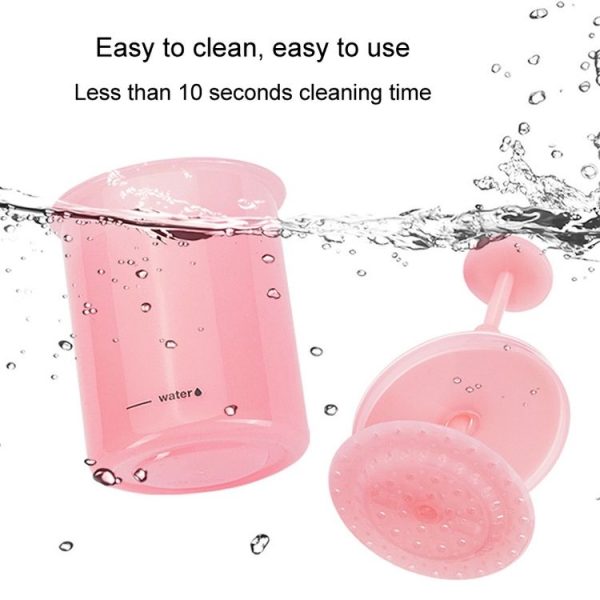 Facial Cleanser Foaming Maker Bubbler Cup Travel Portable Manual Foaming Bottle, Color: Small Purple - Image 6