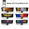 7x17.3cm(16 x 32 LEDs) Car Flexible Display Advertising Screen APP Bluetooth Smart Screen - Image 2