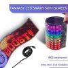 7x17.3cm(16 x 32 LEDs) Car Flexible Display Advertising Screen APP Bluetooth Smart Screen - Image 4