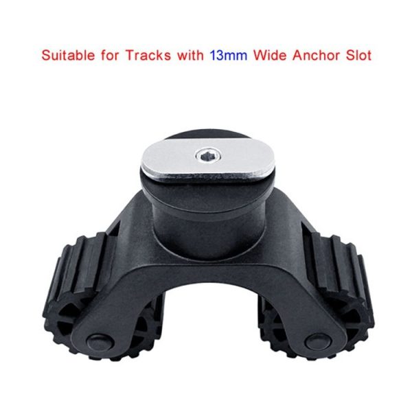 Canoe Paddle Fishing Rod Holder Rail Bracket Kayak Accessories, Specification: 25 Roller Paddle Clamp - Image 5