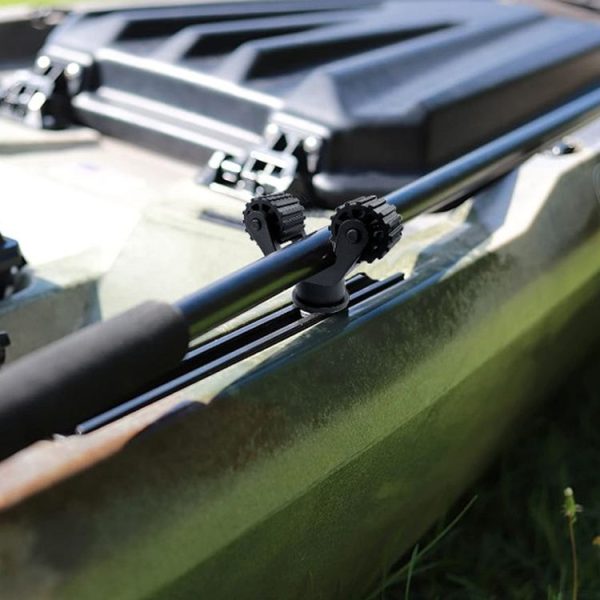 Canoe Paddle Fishing Rod Holder Rail Bracket Kayak Accessories, Specification: 25 Roller Paddle Clamp - Image 8