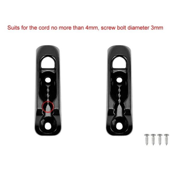 2pcs 44x13mm Marine Nylon Rope Clamp Accessories - Image 3