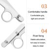 All Steel Thread Scissors Cross Stitch V-Shape Home Tailoring Yarn Scissors Fishing Shears - Image 4