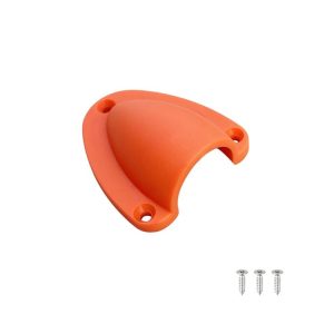Marine Plastic Air Outlet Vents Water Outlet Cover Caps, Color: Small Orange