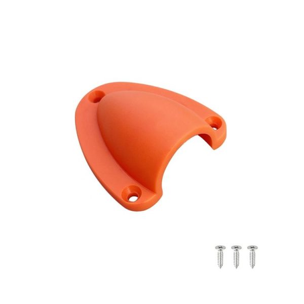 Marine Plastic Air Outlet Vents Water Outlet Cover Caps, Color: Small Orange