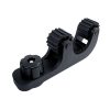 Canoe Paddle Fishing Rod Holder Rail Bracket, Specification: Fixed Roller
