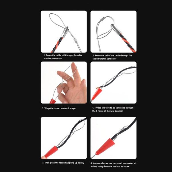 5m Flat Head Dual Color Pipe Threading Puller Electrician Manual Threader - Image 8