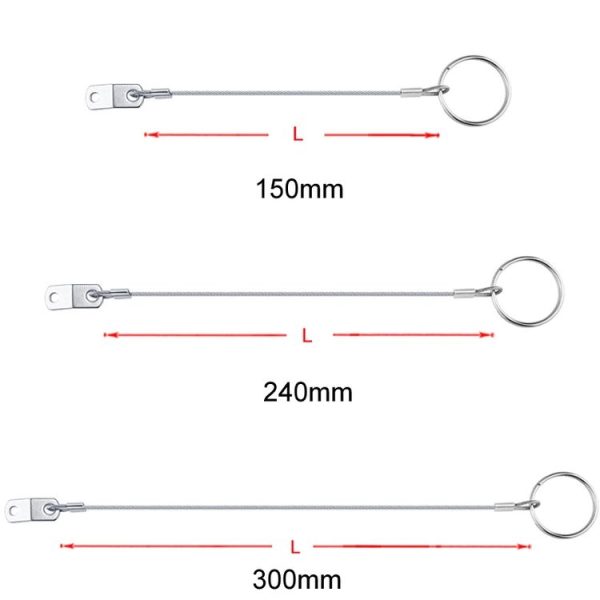 4.5mm 316 Stainless Steel Marine Hardware Spring Safety Stop, Specifications: Safety Pin - Image 4